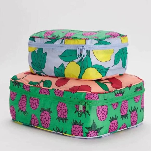 BAGGU Handbags - NWT Baggu Packing Cube Set, Sunshine Fruit